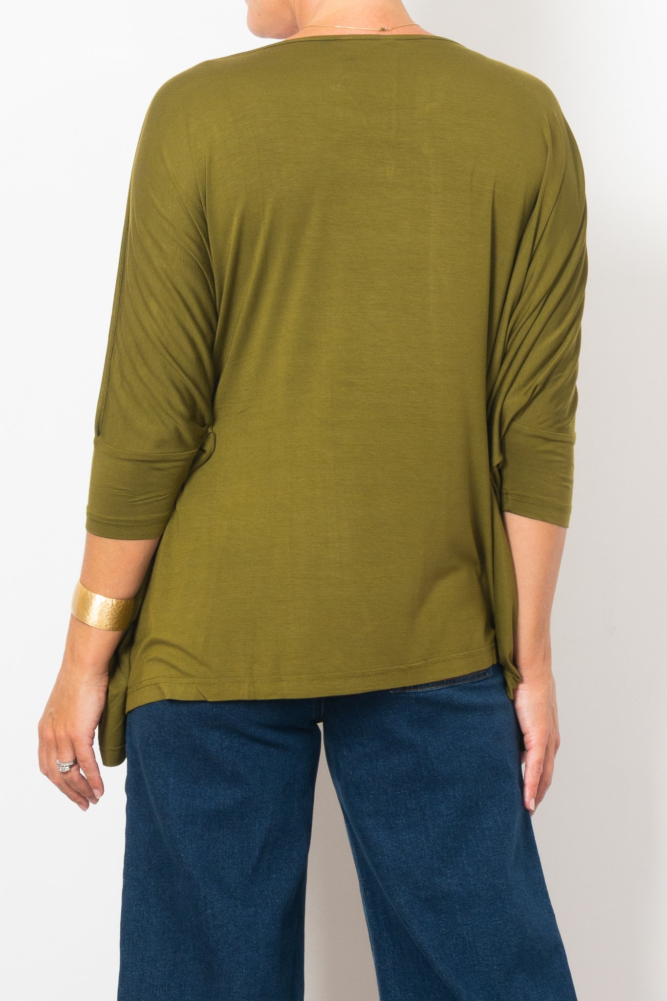 ELK Wide Stretch Top Olive