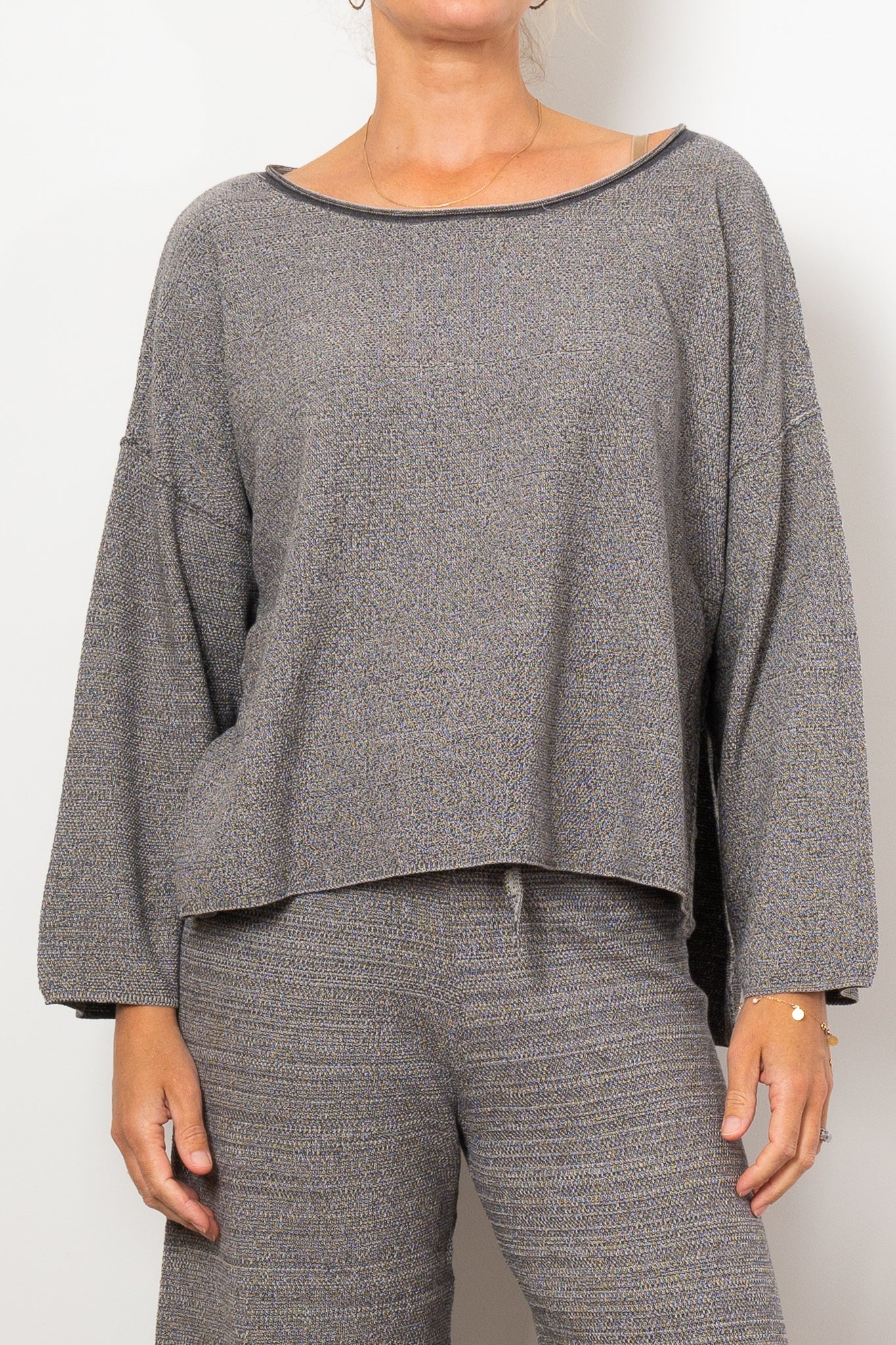 Talamaya Cotton Retreat Twist Pullover