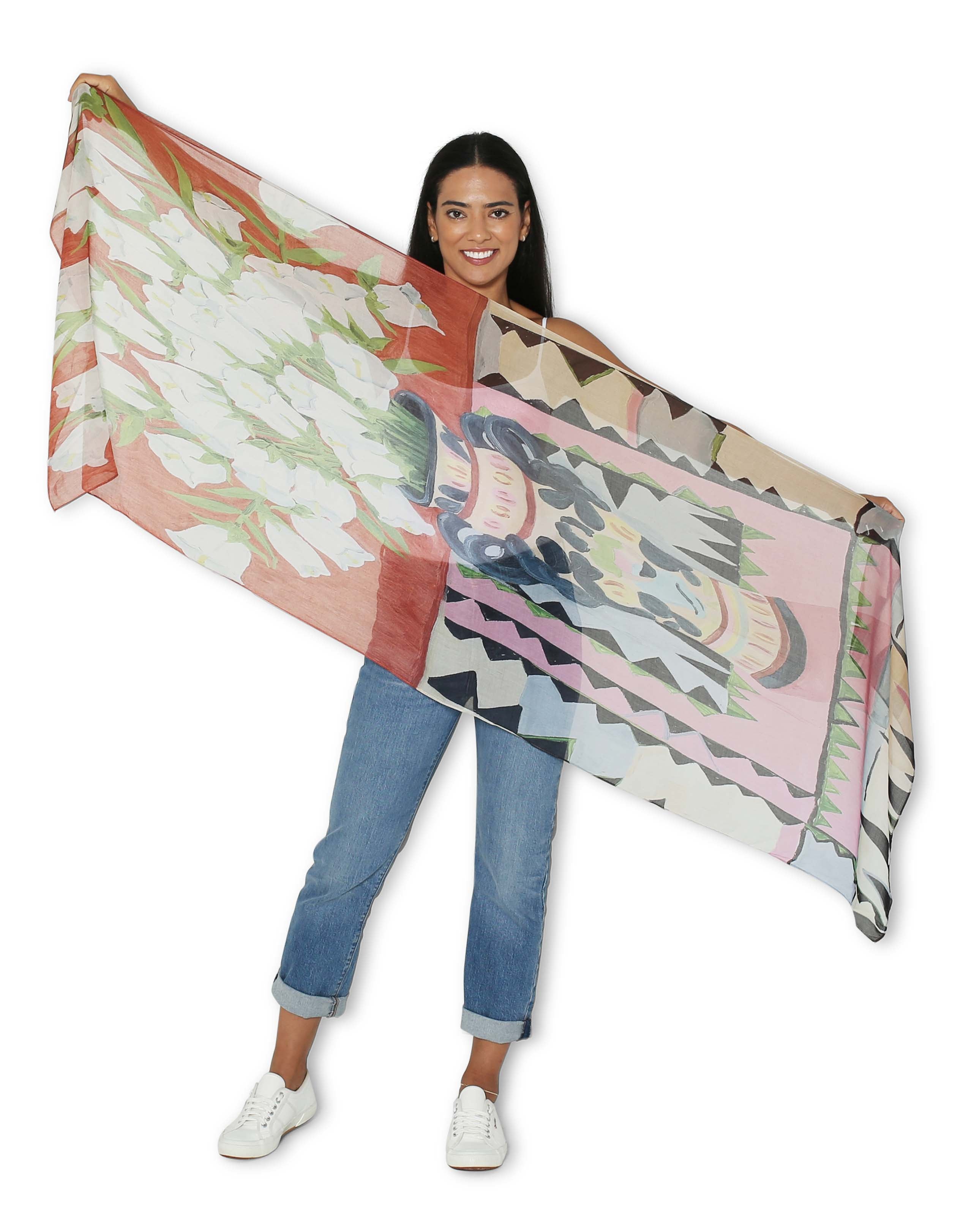 The Artist Label Foxgloves Scarf