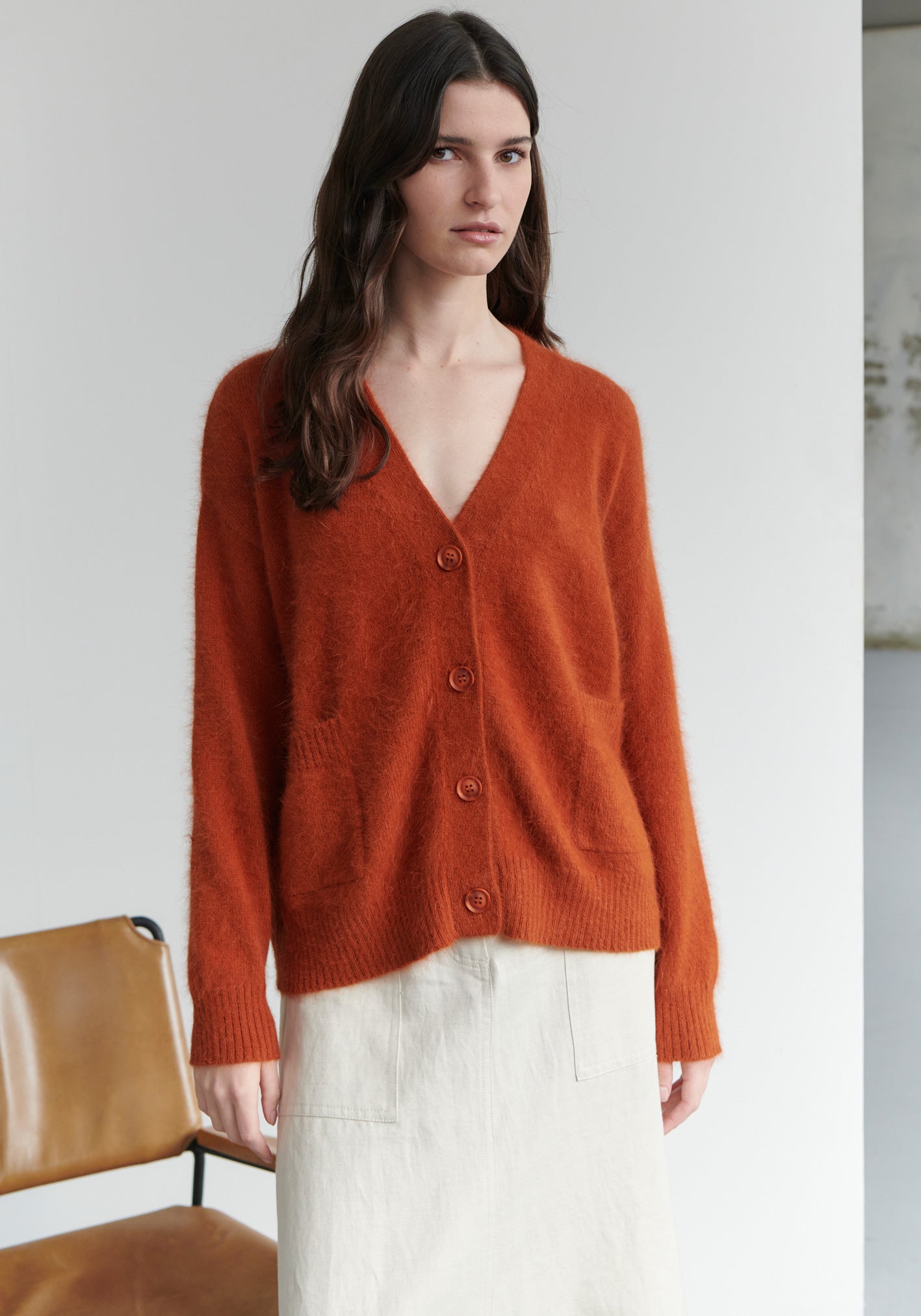 POL Genus Angora Cardigan