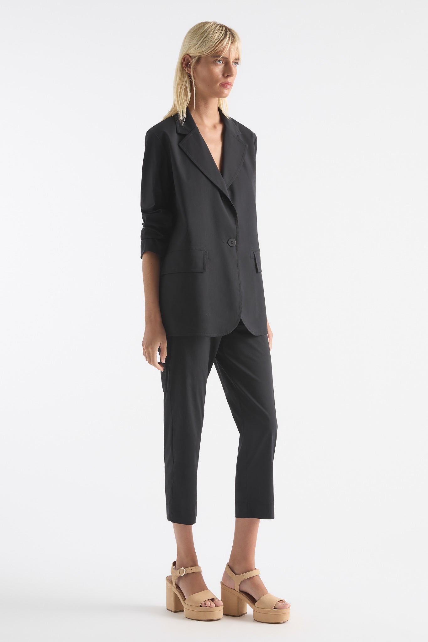 Mela Purdie Stretch Blazer Microprene