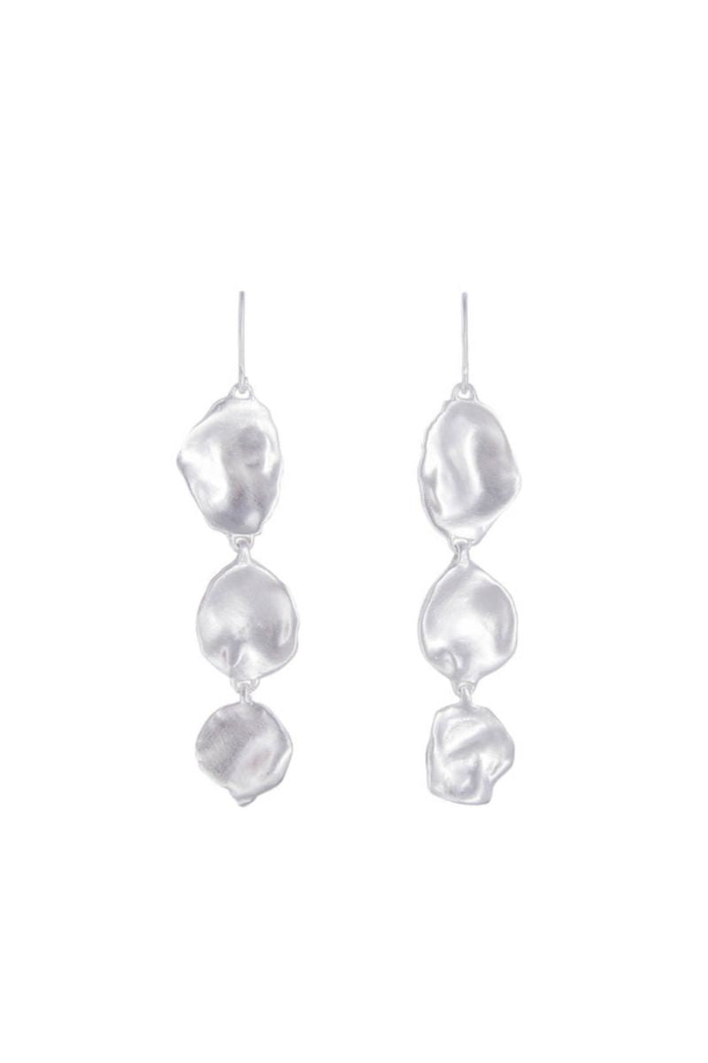 Fairley Silver Seashell Drop Earrings