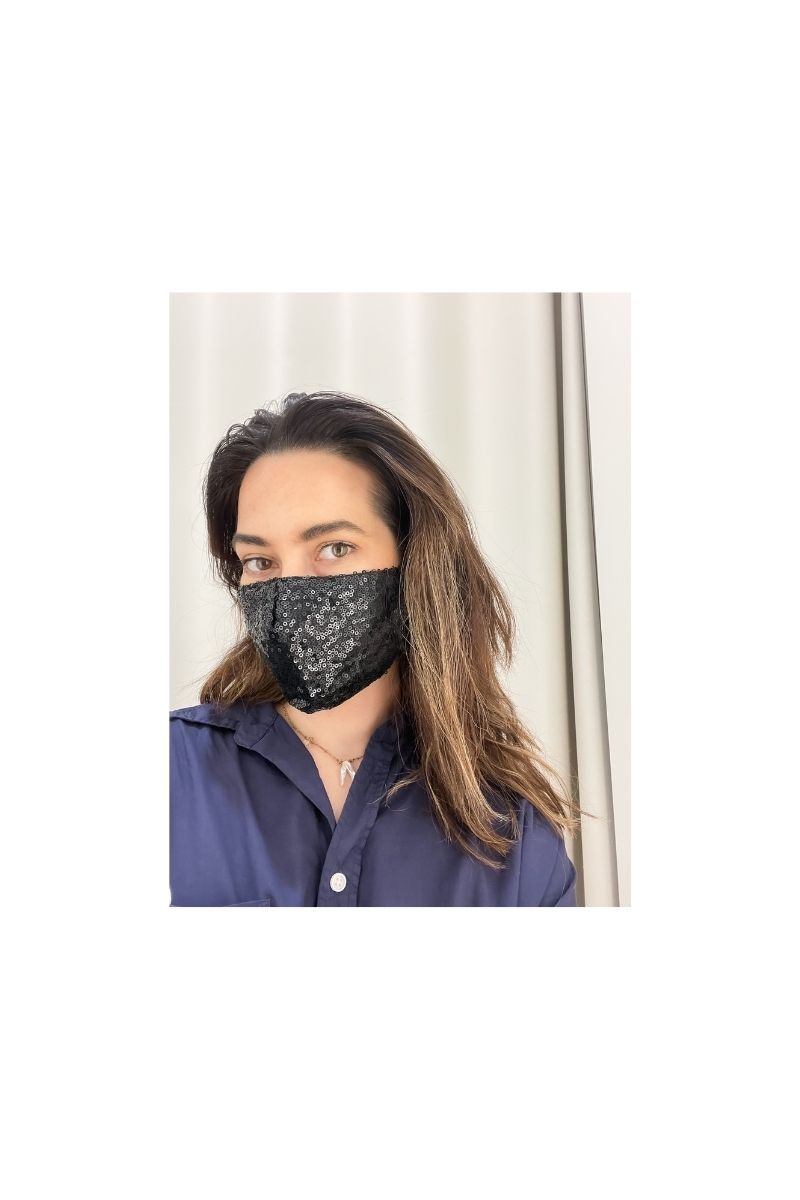 Reusable Sequin Mask