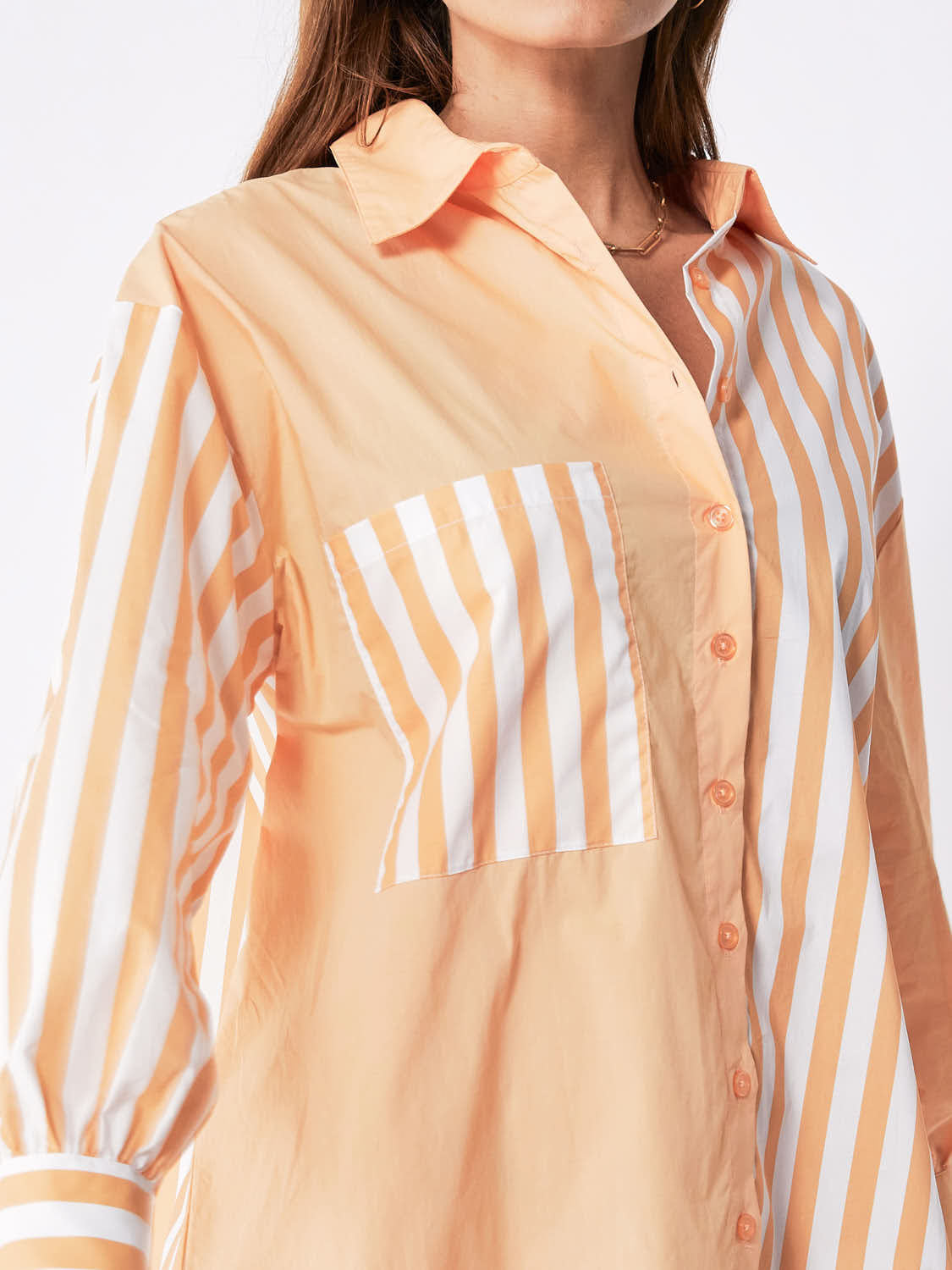 Ena Pelly Bree Cotton Stripe Dress