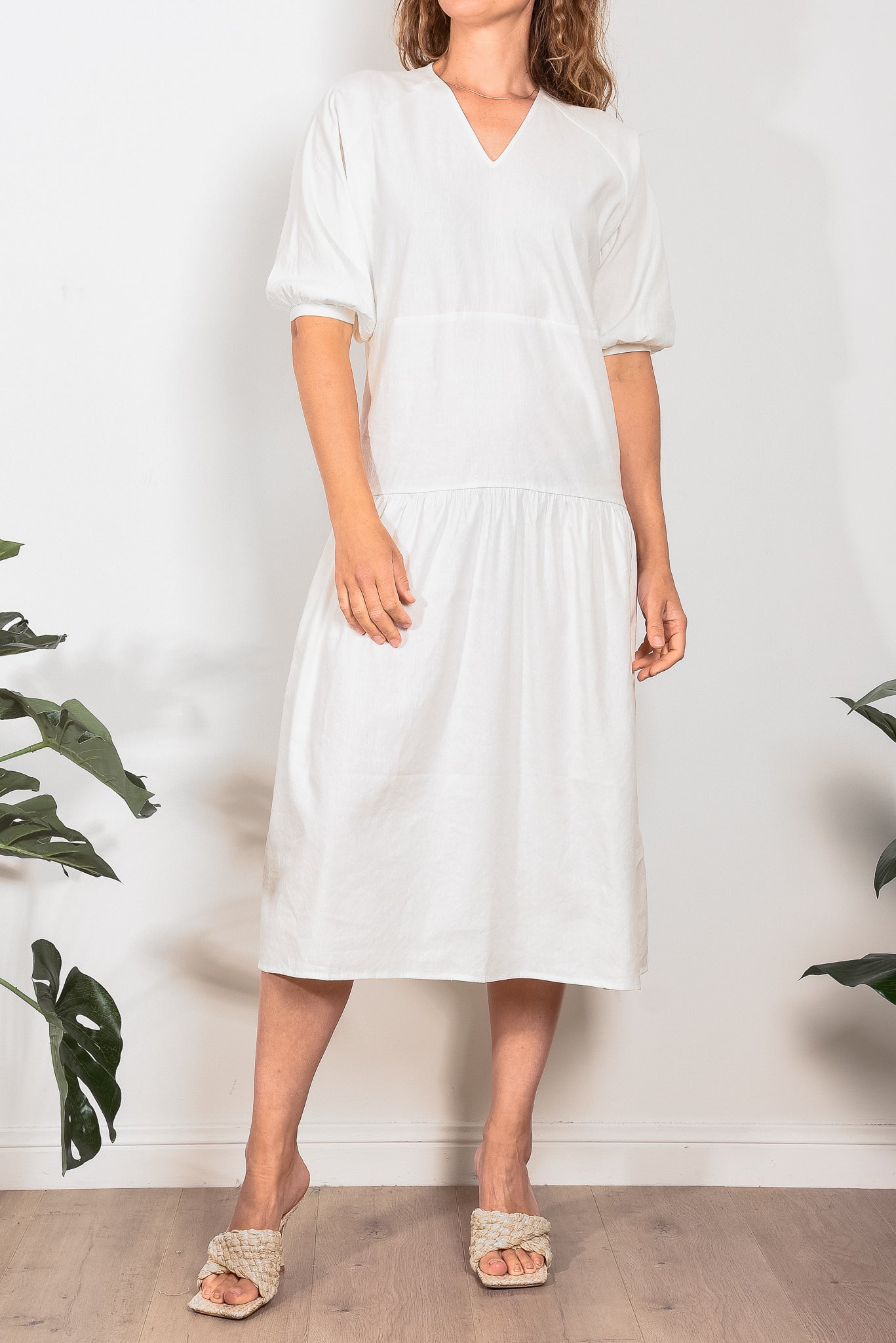 In the Sac Sophie Tier Linen Dress