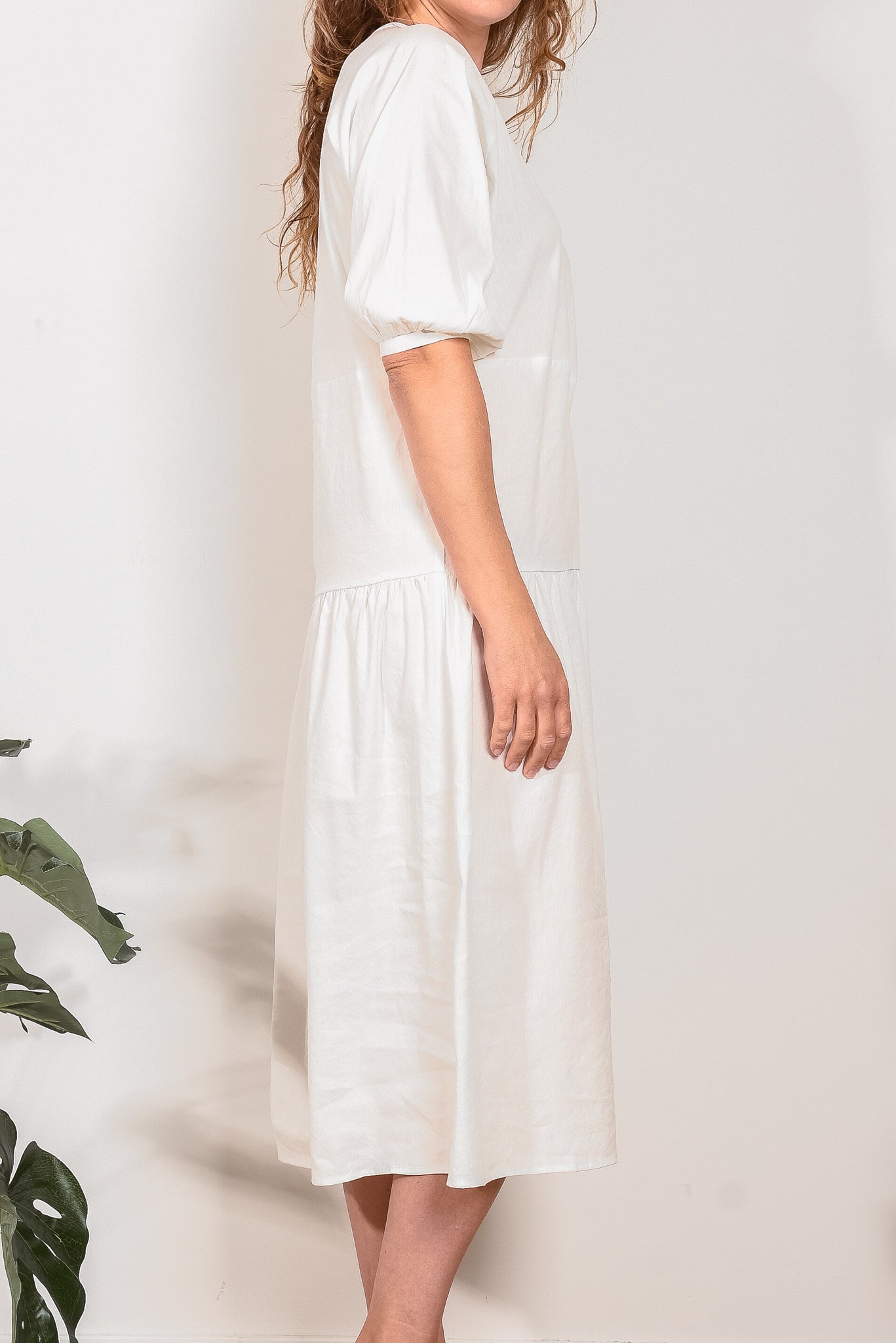 In the Sac Sophie Tier Linen Dress