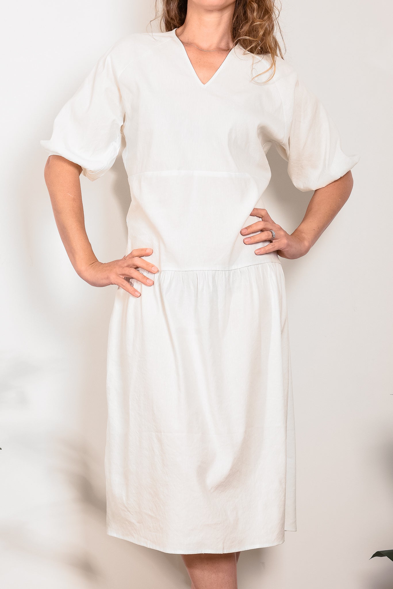 In the Sac Sophie Tier Linen Dress