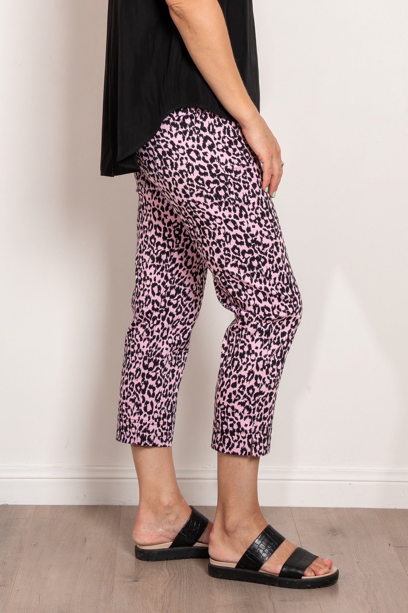 Mela Purdie Cropped Shell Pant Paw Print Popilene