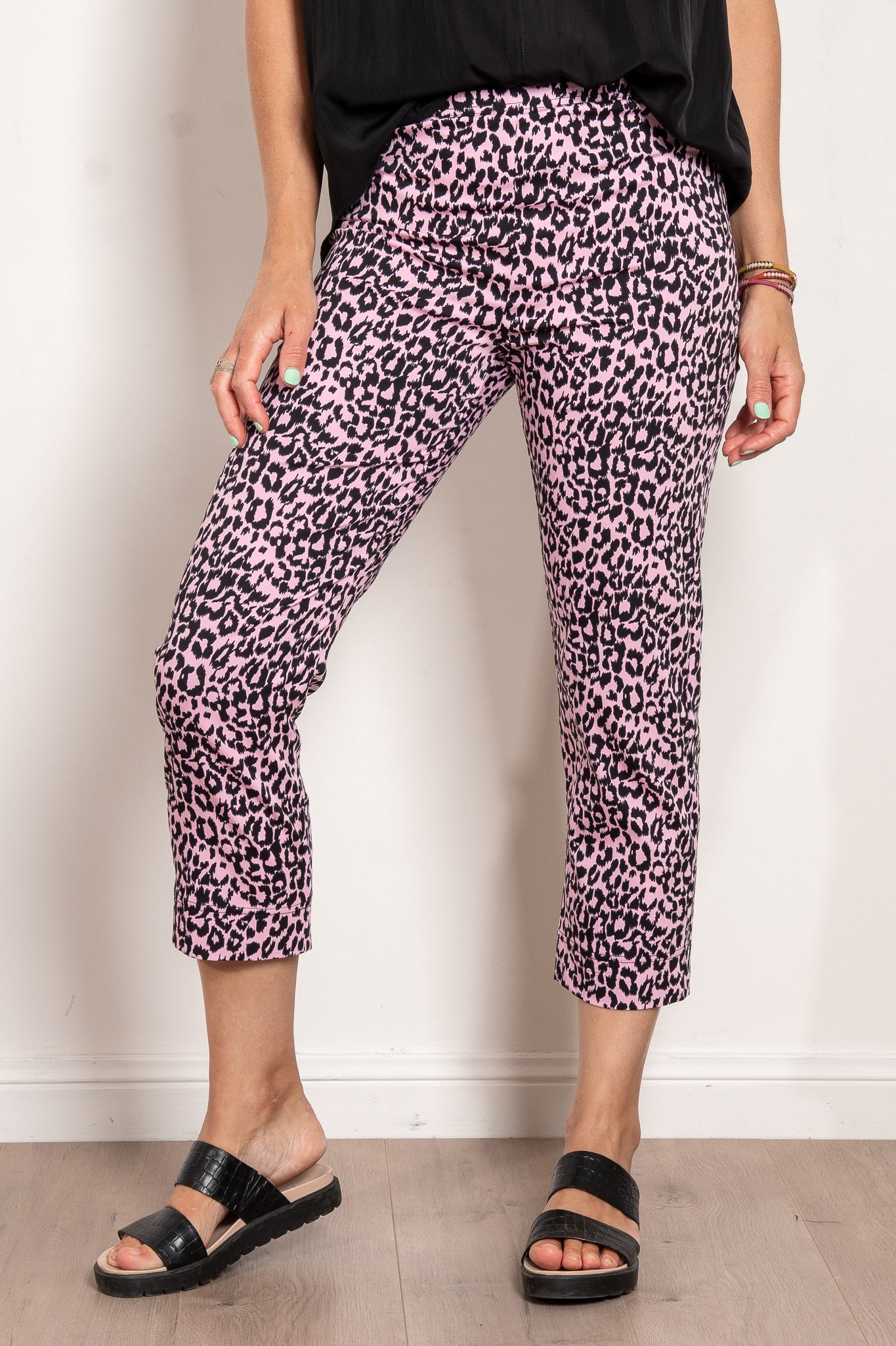 Mela Purdie Cropped Shell Pant Paw Print Popilene