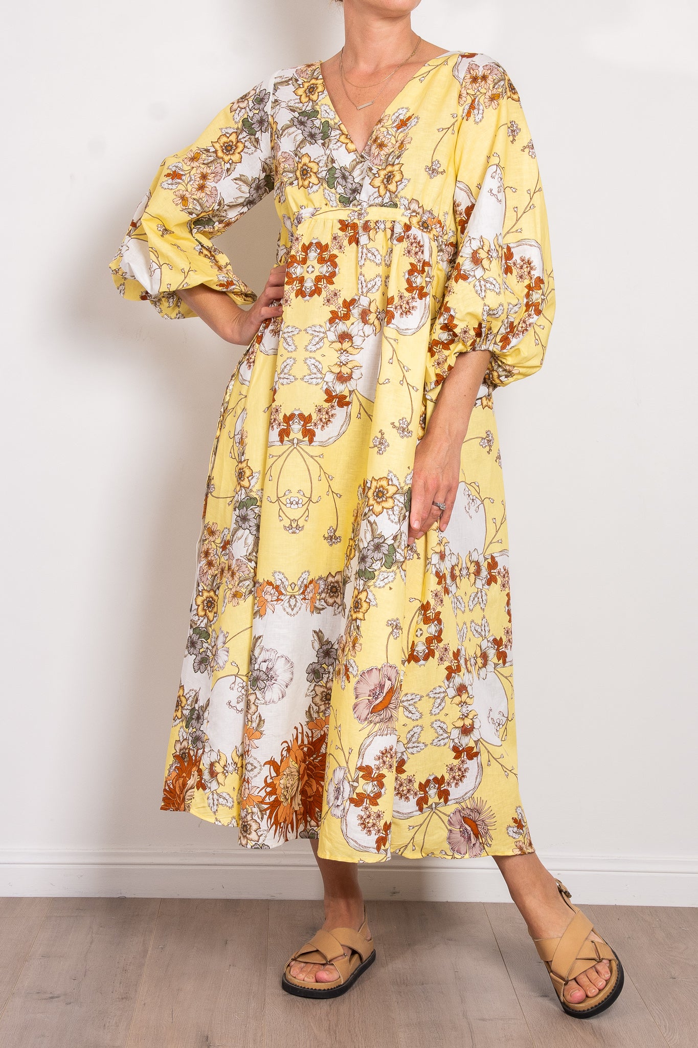 Kinney Bowie Postcard Floral Dress