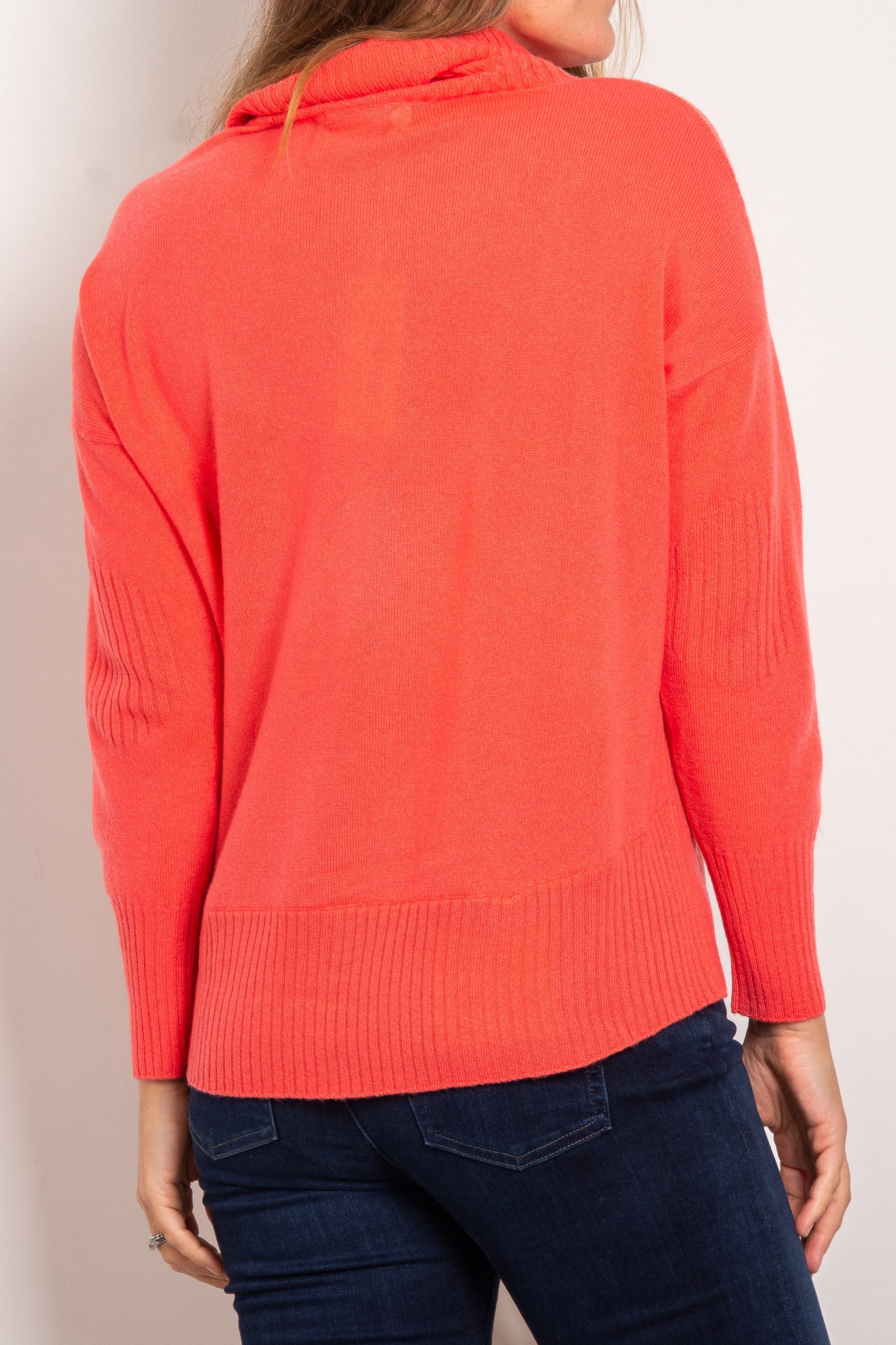 Mia Fratino Ribbed Roll Neck Cashmere