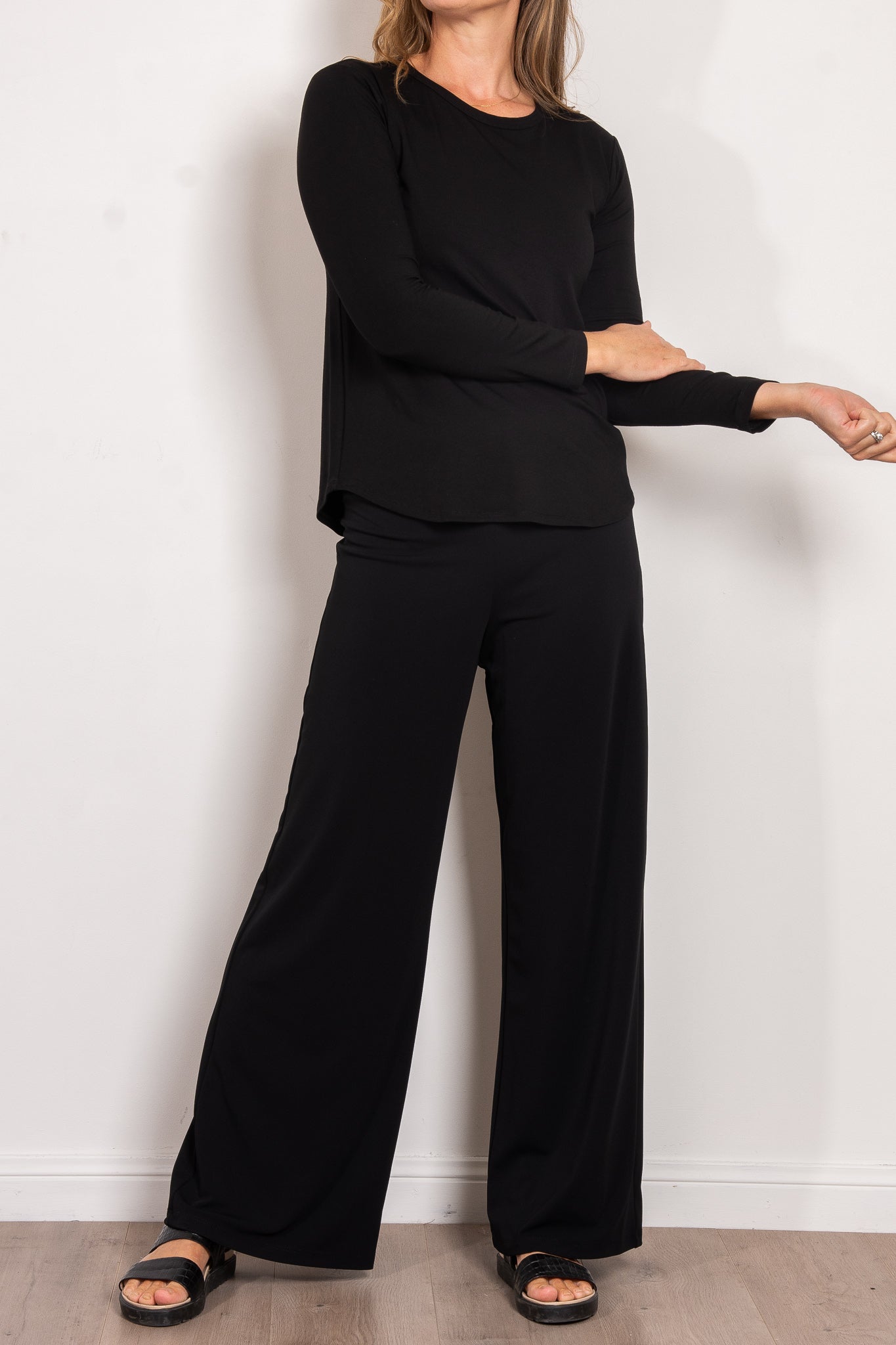 Mela Purdie Palazzo Pant Powder Knit