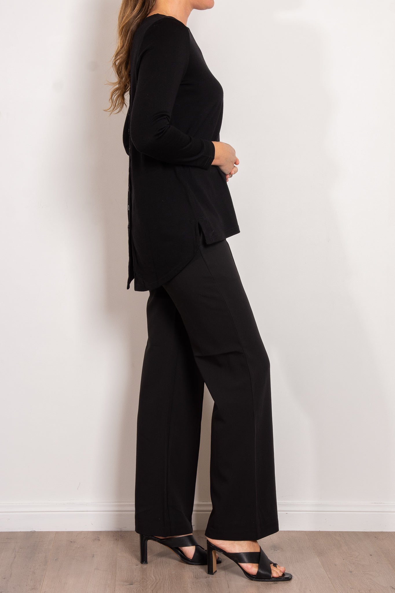 Vassalli Wide Leg Ponte Dress Pant