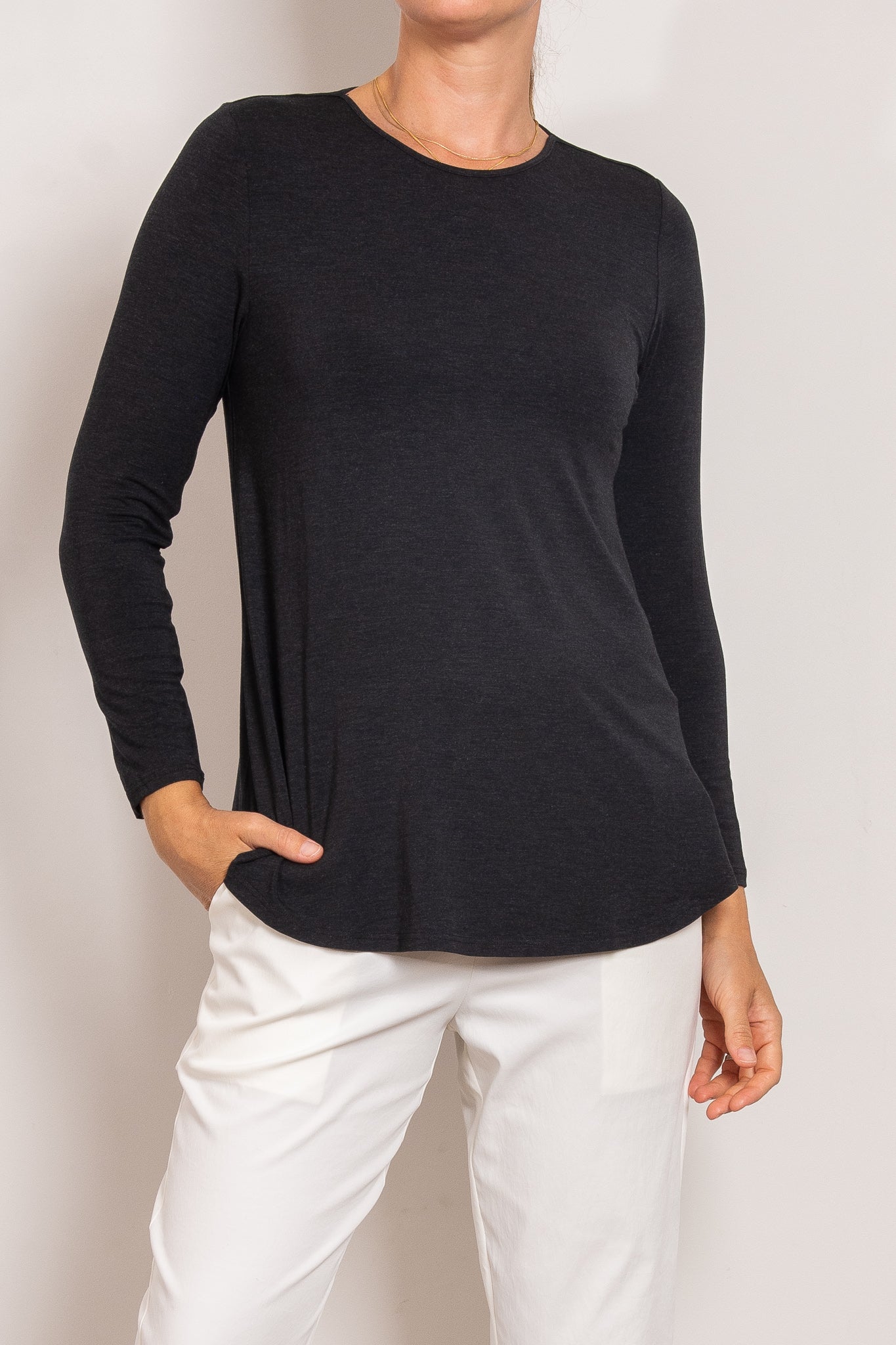 Tani Cara Long Sleeve Marle Top