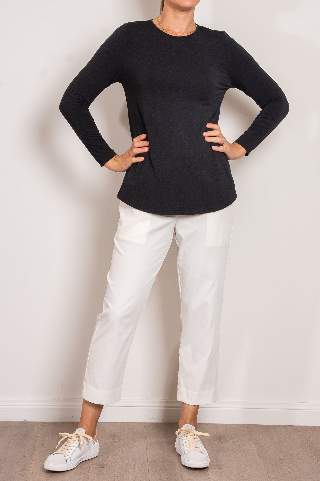 Tani Cara Long Sleeve Marle Top