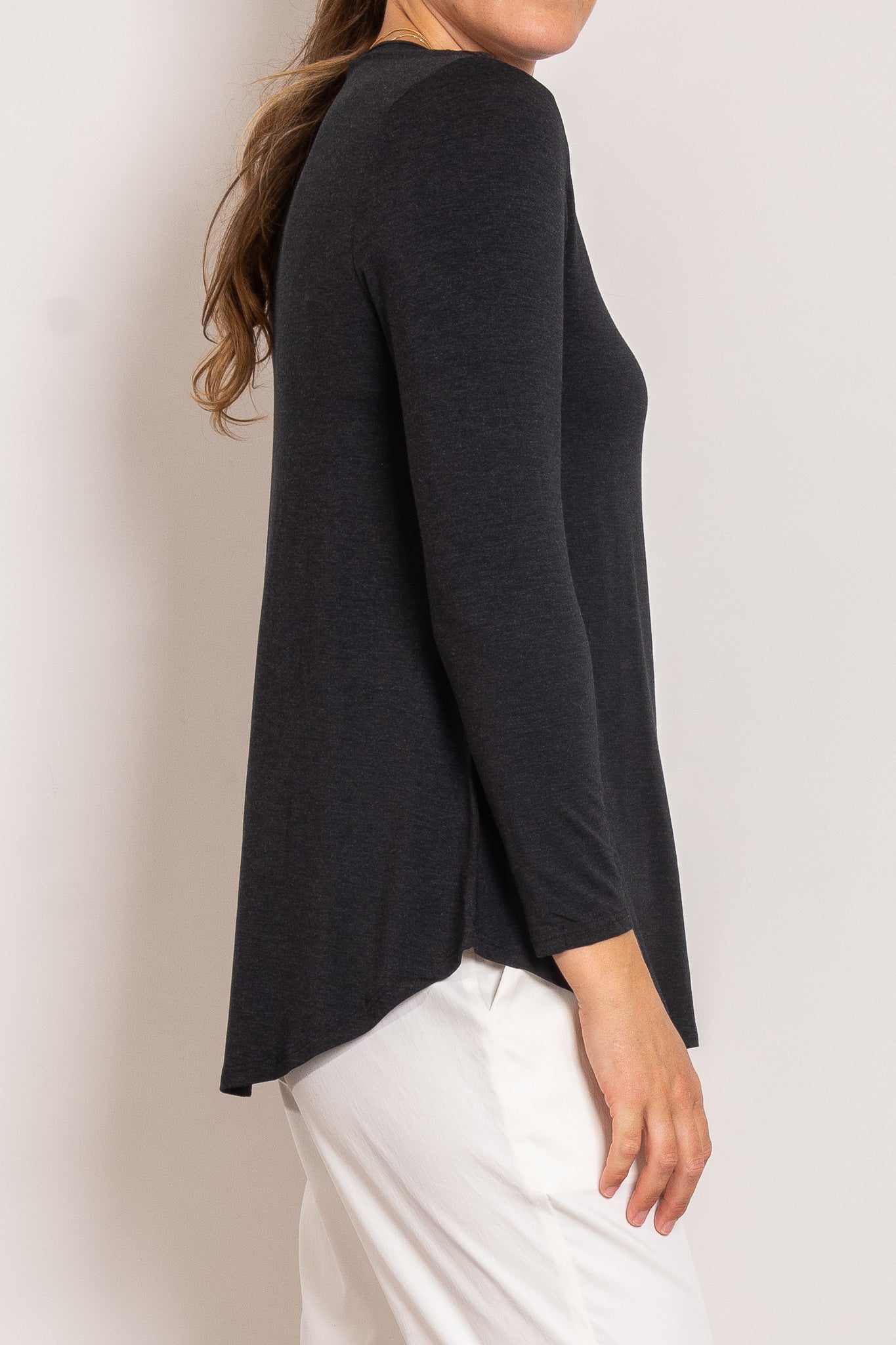 Tani Cara Long Sleeve Marle Top