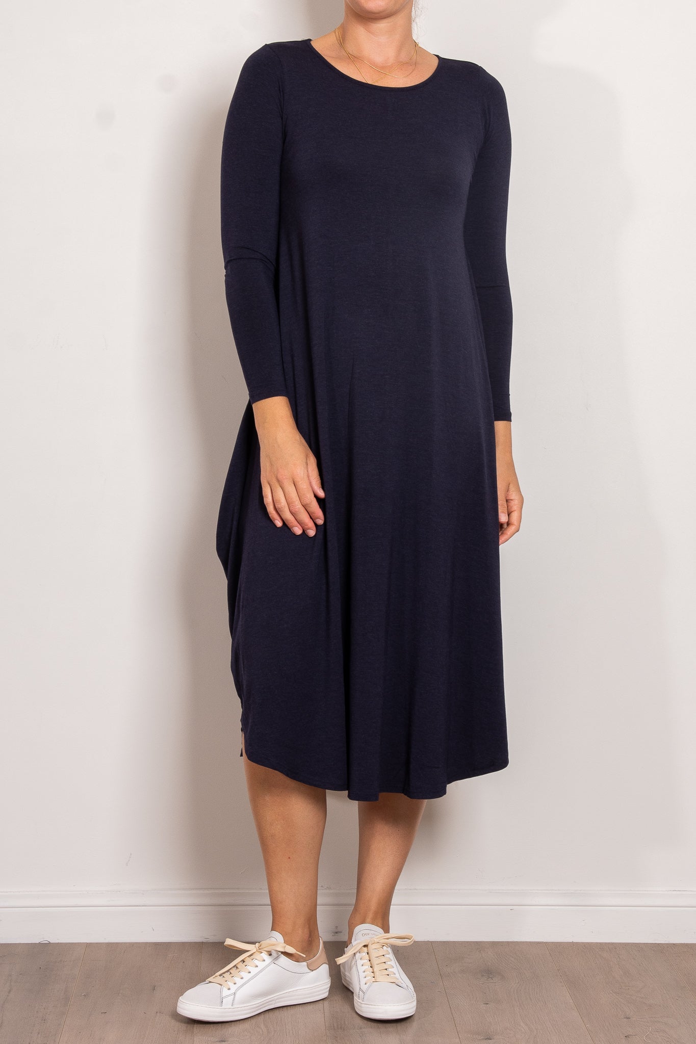 Tani Marl Long Sleeve Tri Dress