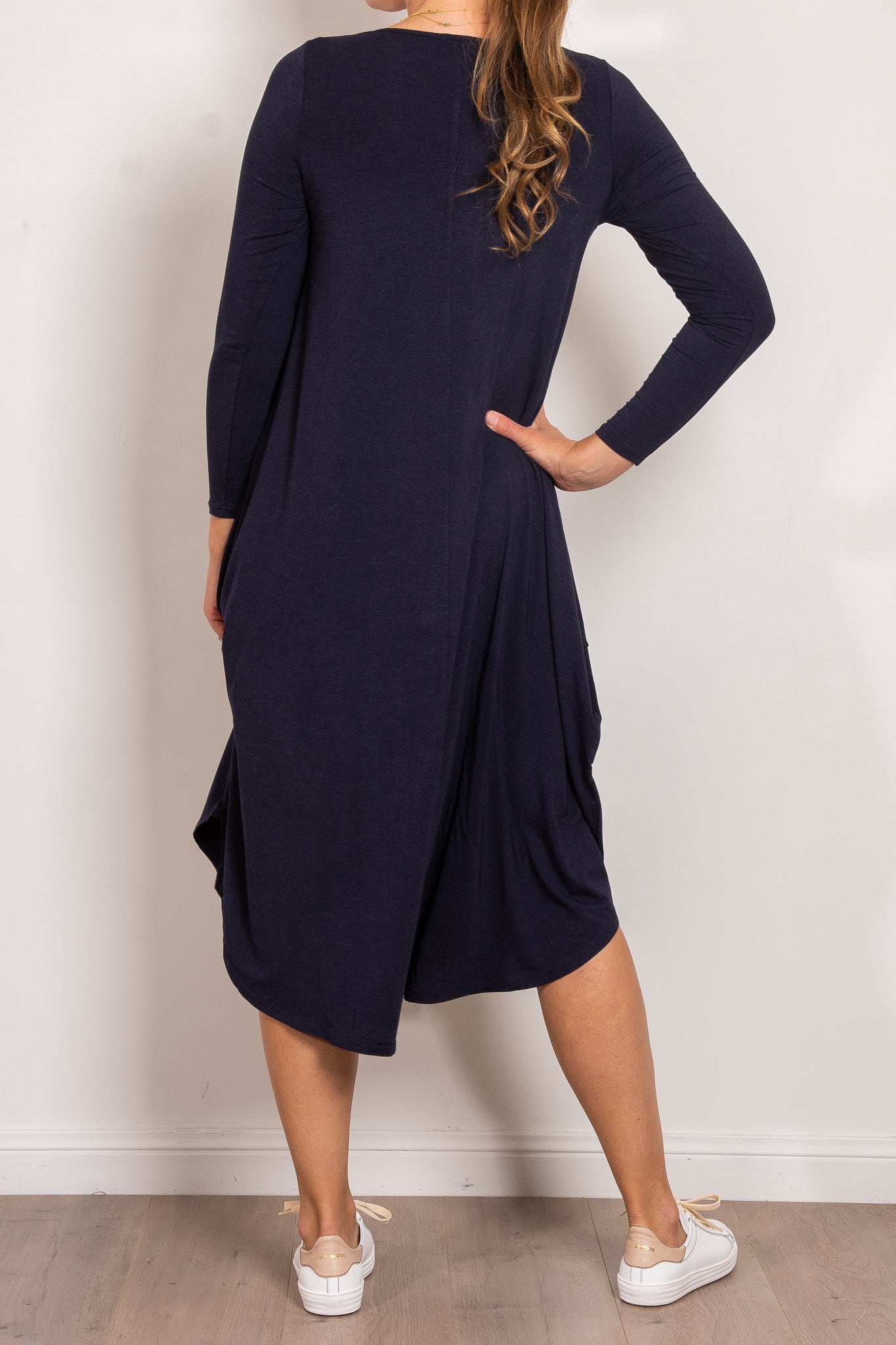 Tani Marl Long Sleeve Tri Dress