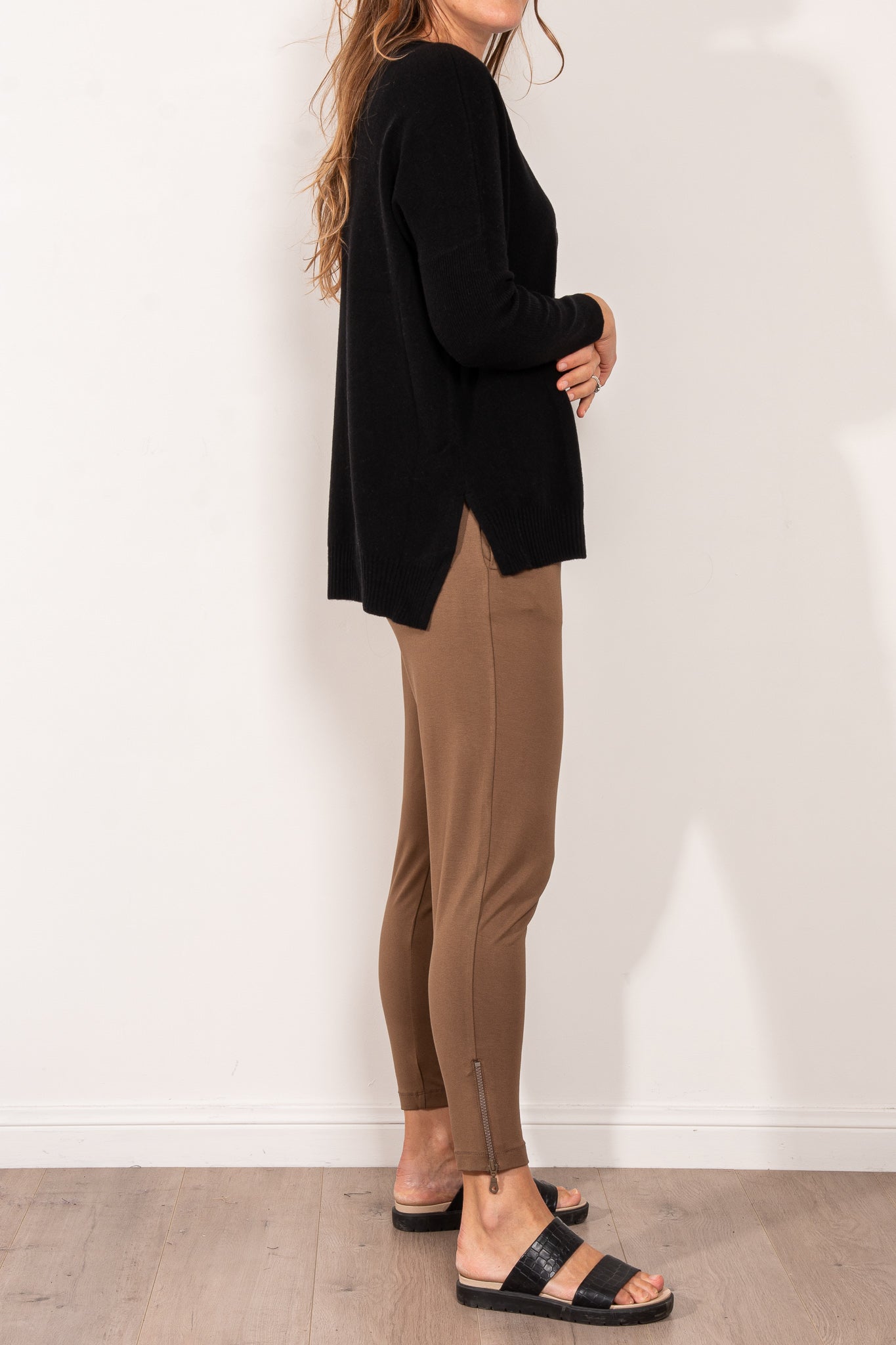 Mela Purdie Zip Stiletto Pant Matte Jersey