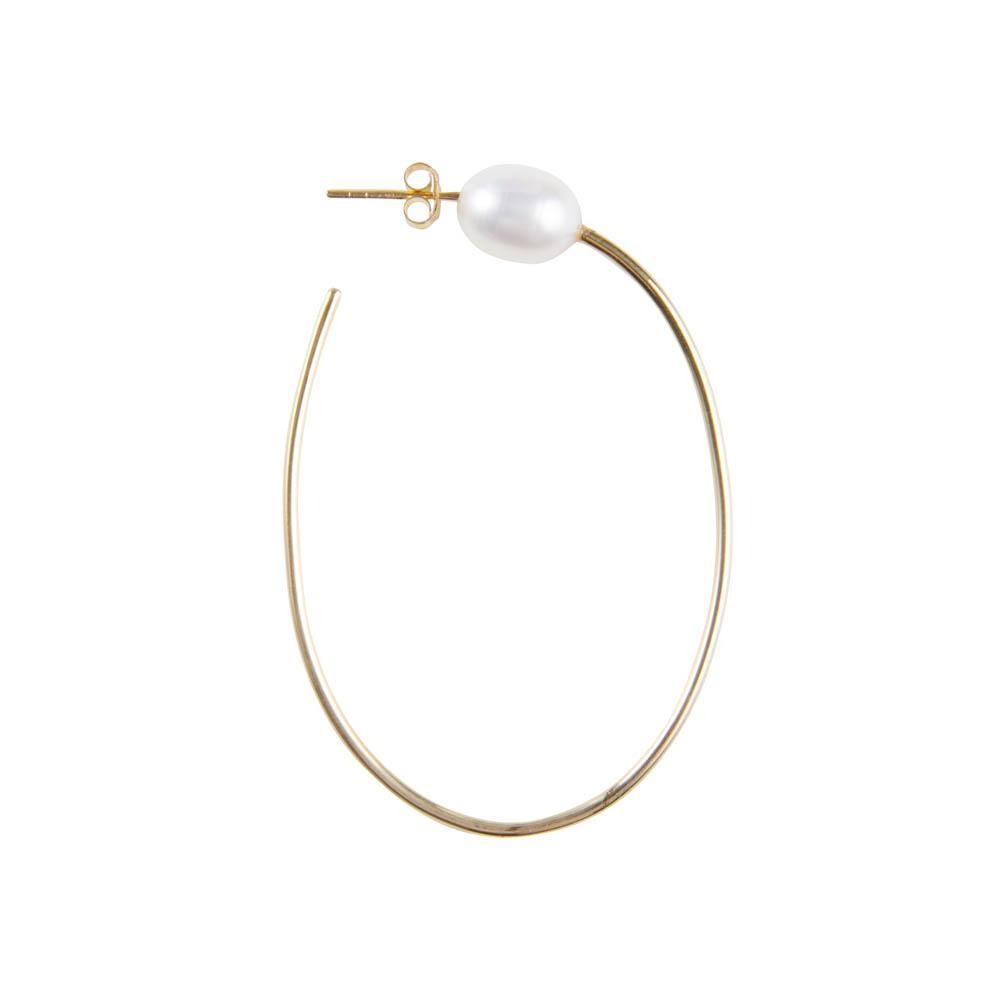 Fairley Pearl Teardrop Hoops