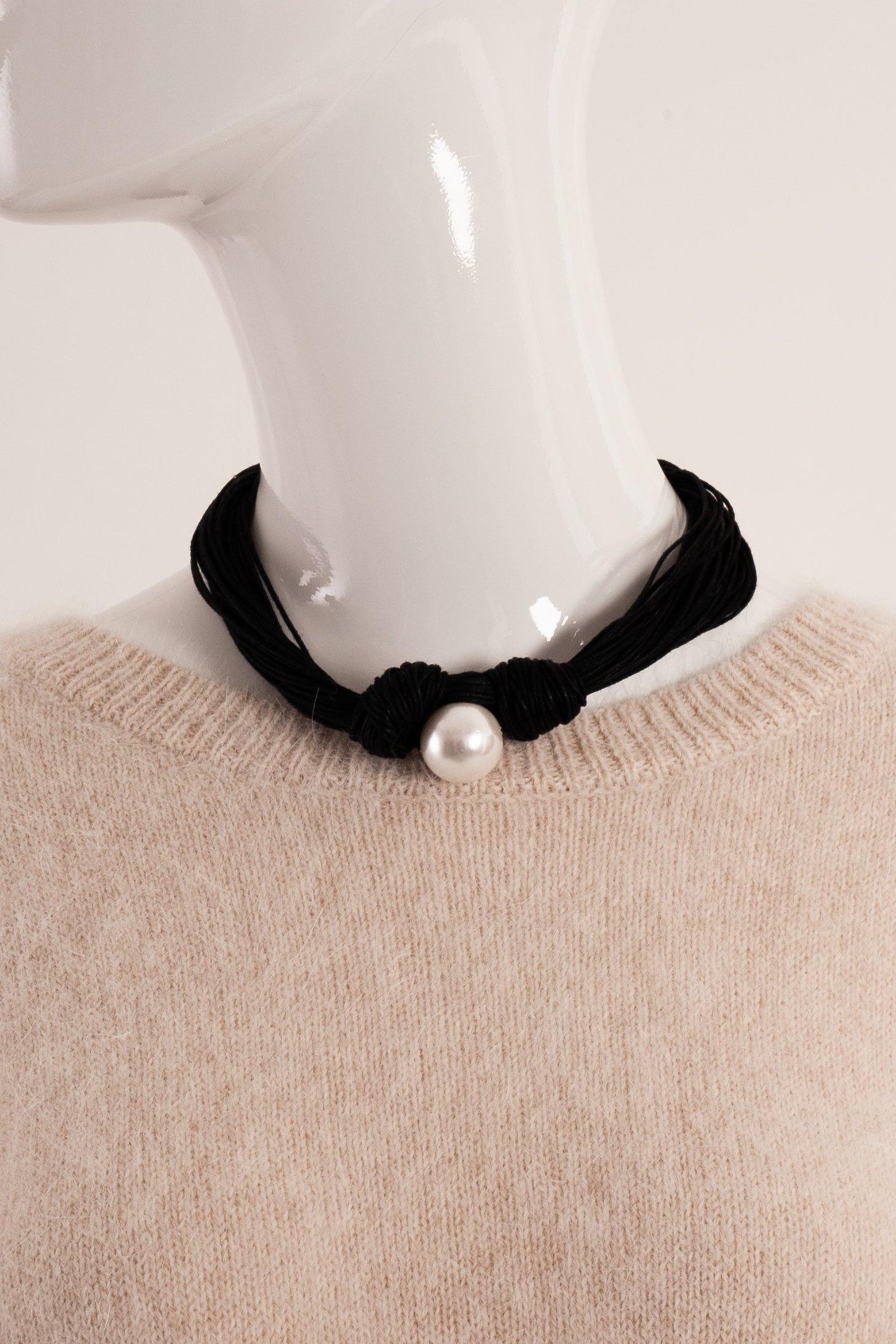 Gingerlily Adjustable Single Pearl Necklace