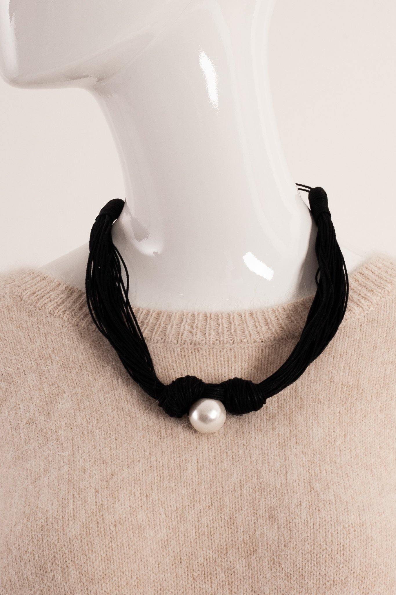 Gingerlily Adjustable Single Pearl Necklace