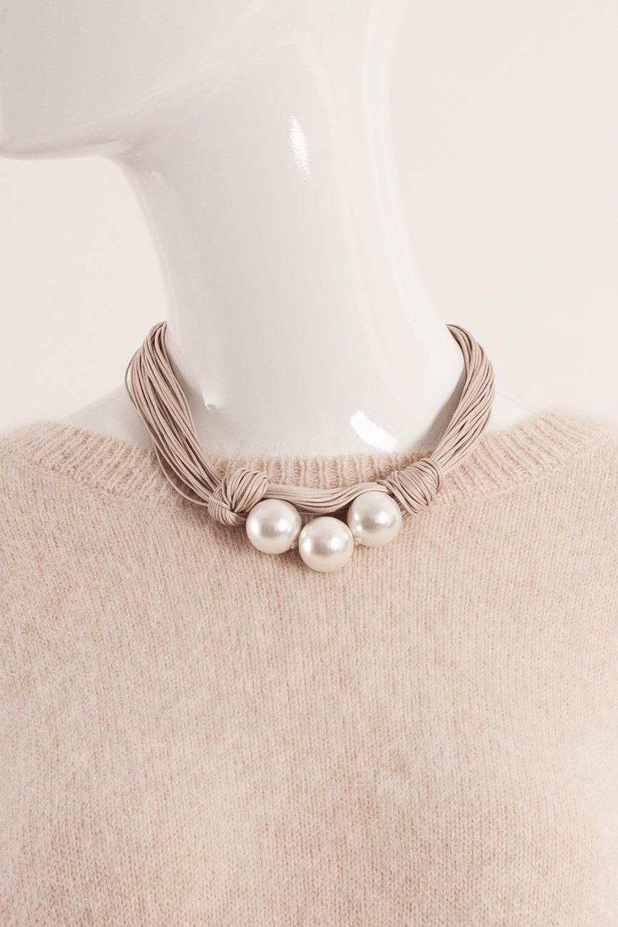 Gingerlily Multi-strand Adjustable Pearl Necklace