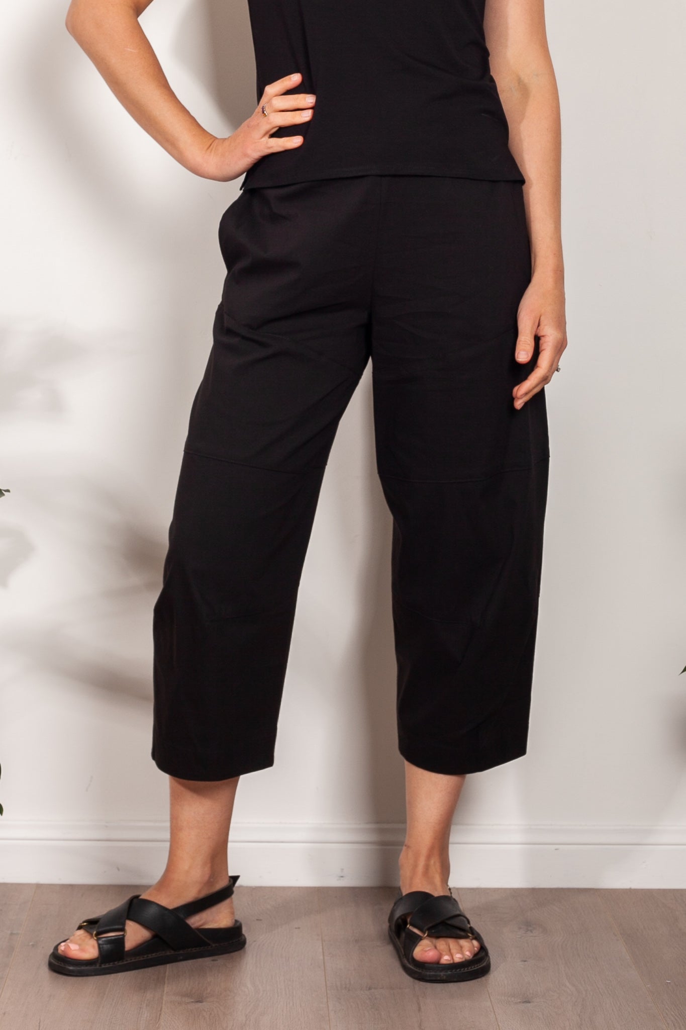 Mela Purdie Cropped Tuscan Pant Microprene