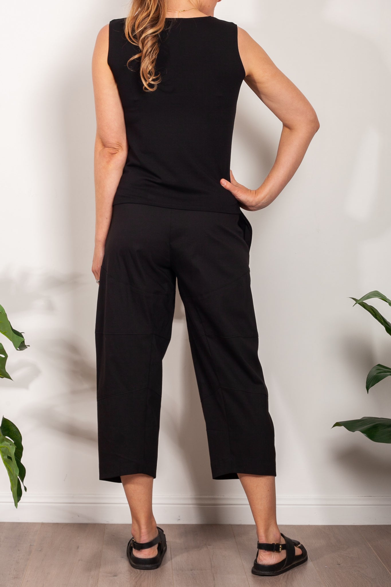 Mela Purdie Cropped Tuscan Pant Microprene