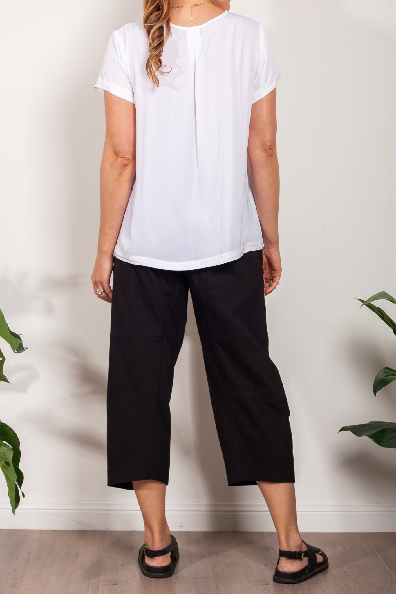 Mela Purdie Cropped Tuscan Pant Microprene