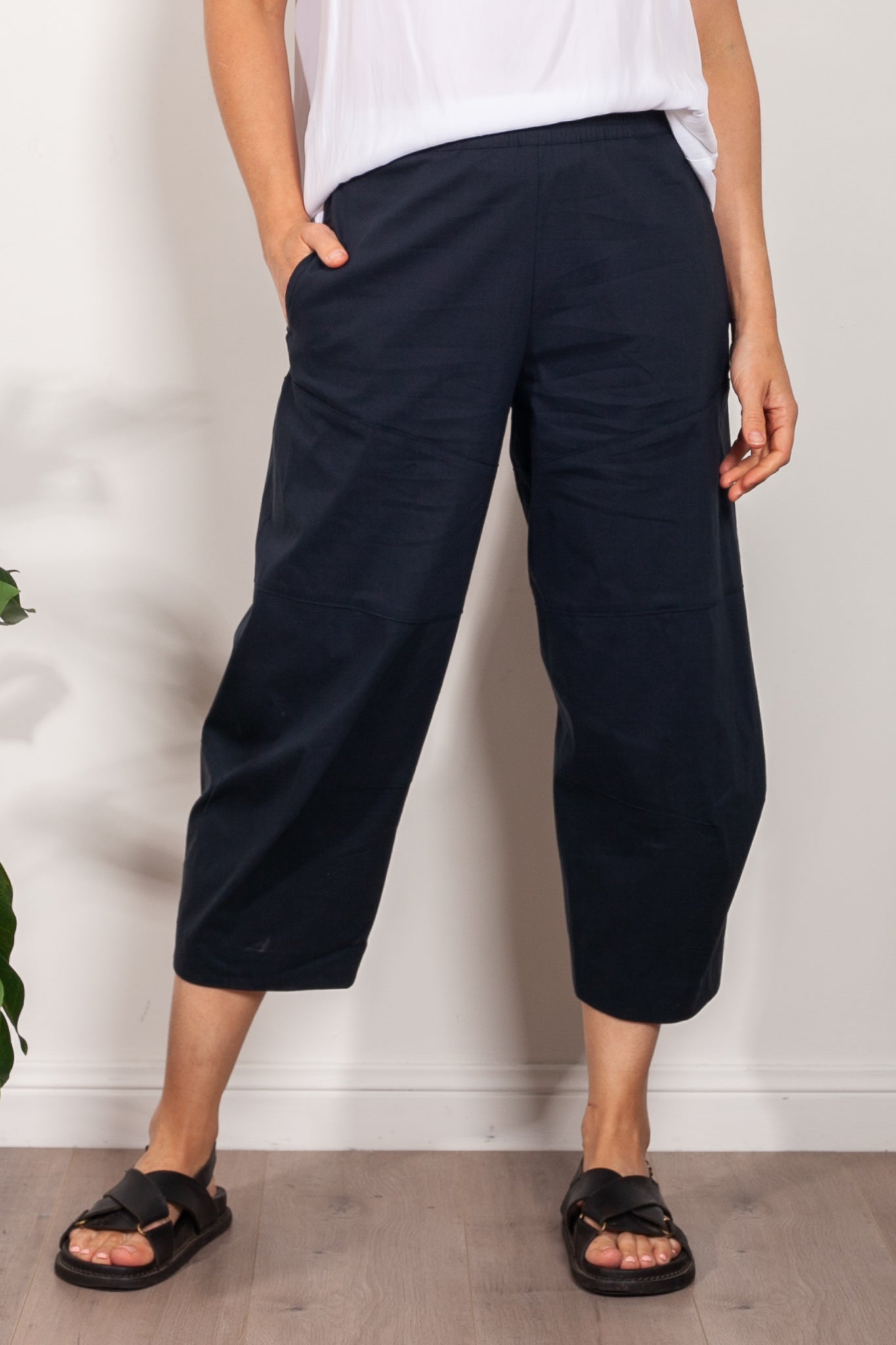 Mela Purdie Cropped Tuscan Pant Microprene