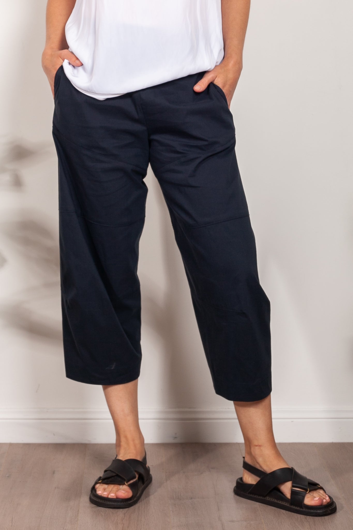 Mela Purdie Cropped Tuscan Pant Microprene