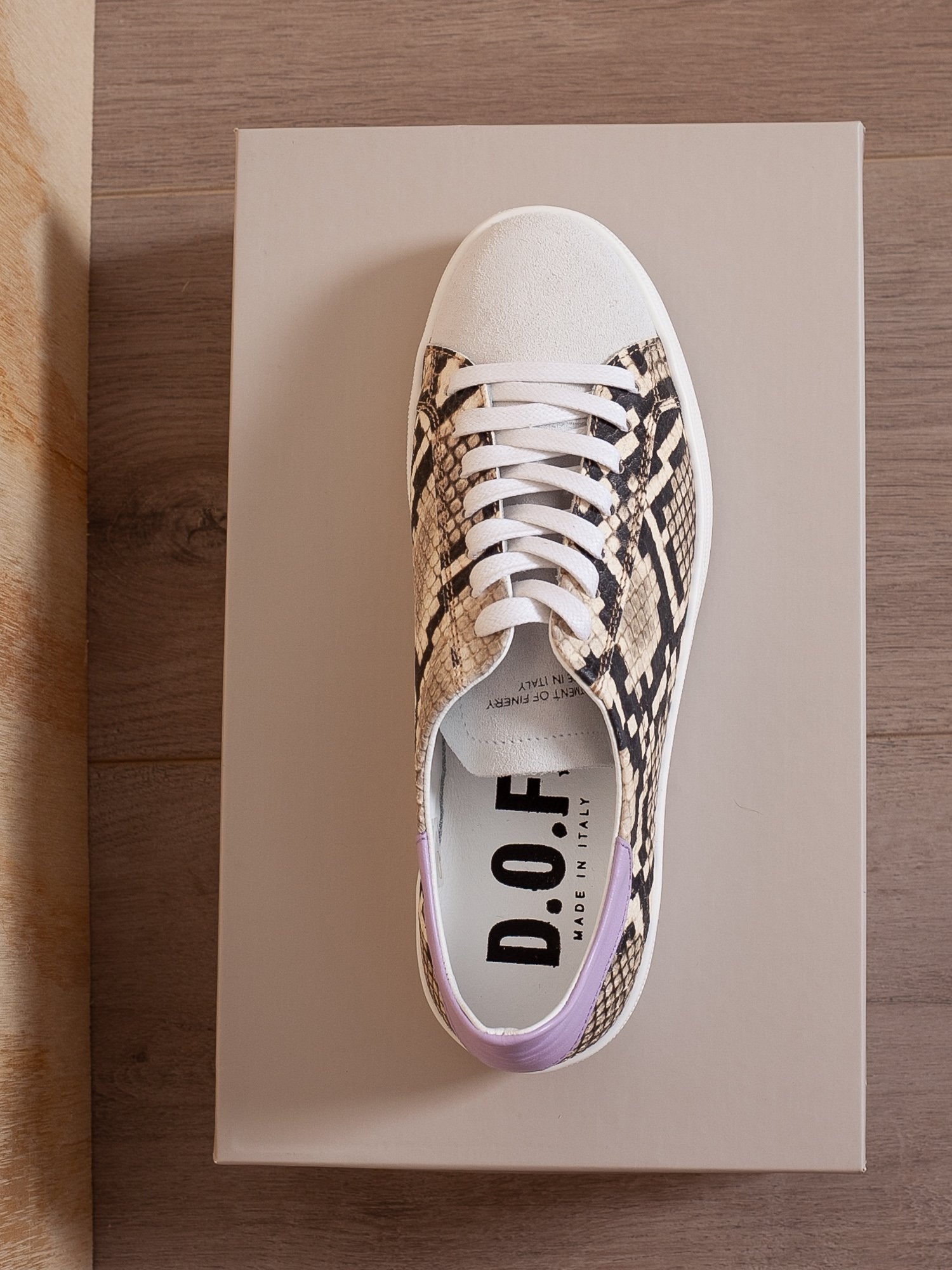 D.O.F. Indiana Snake Lilac Sneaker