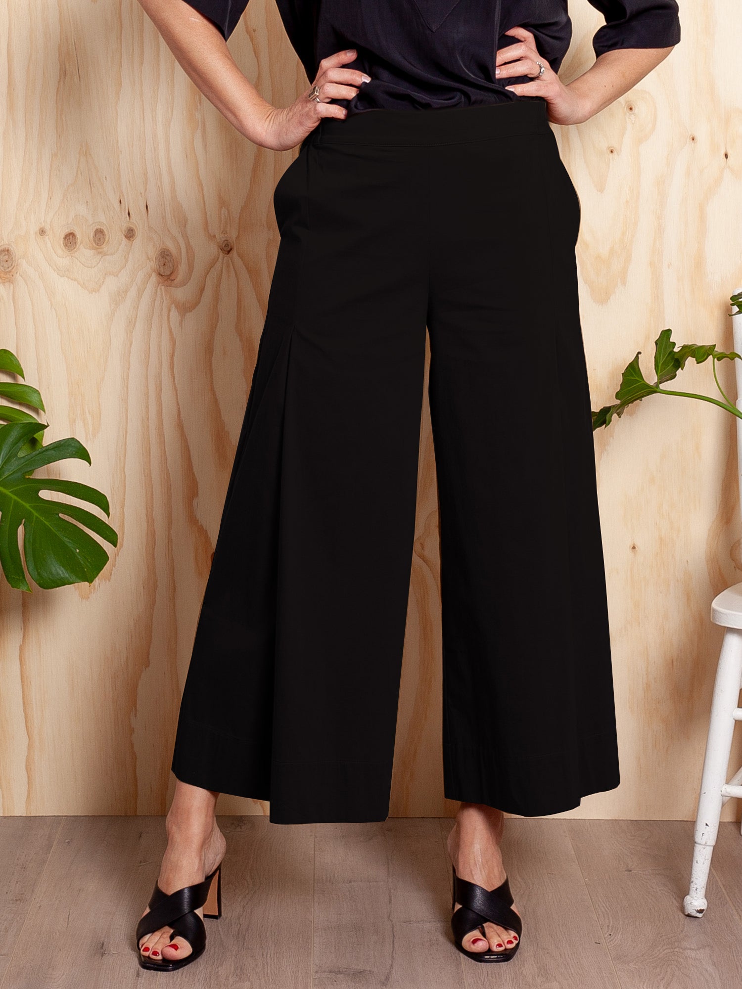 Mela Purdie Vented Culotte Microprene