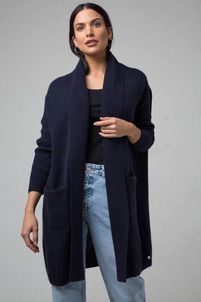 Mia Fratino Cassie Oversized Luxury Cashmere Cardi