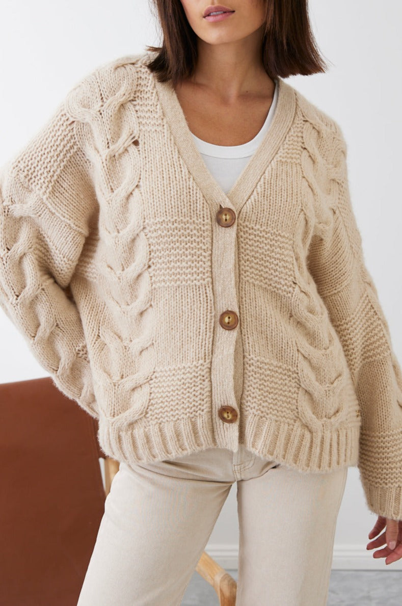 Mia Fratino Willow Wool/Cashmere Cardi