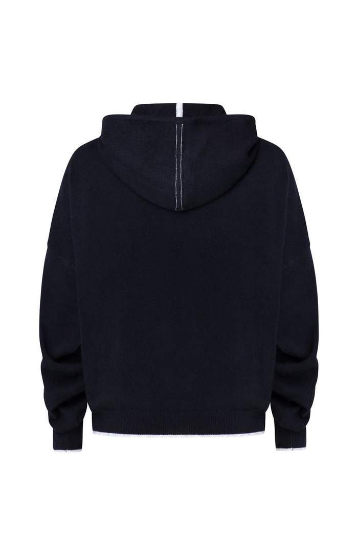 Mia Fratino Vivo Cashmere Contrast Hoodie