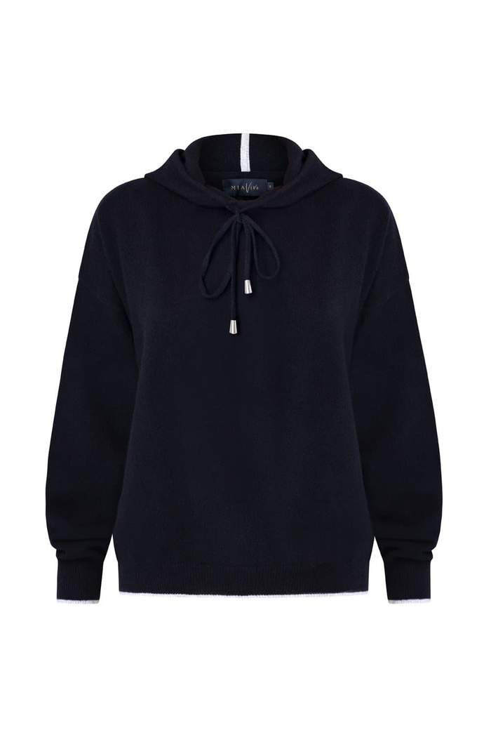 Mia Fratino Vivo Cashmere Contrast Hoodie