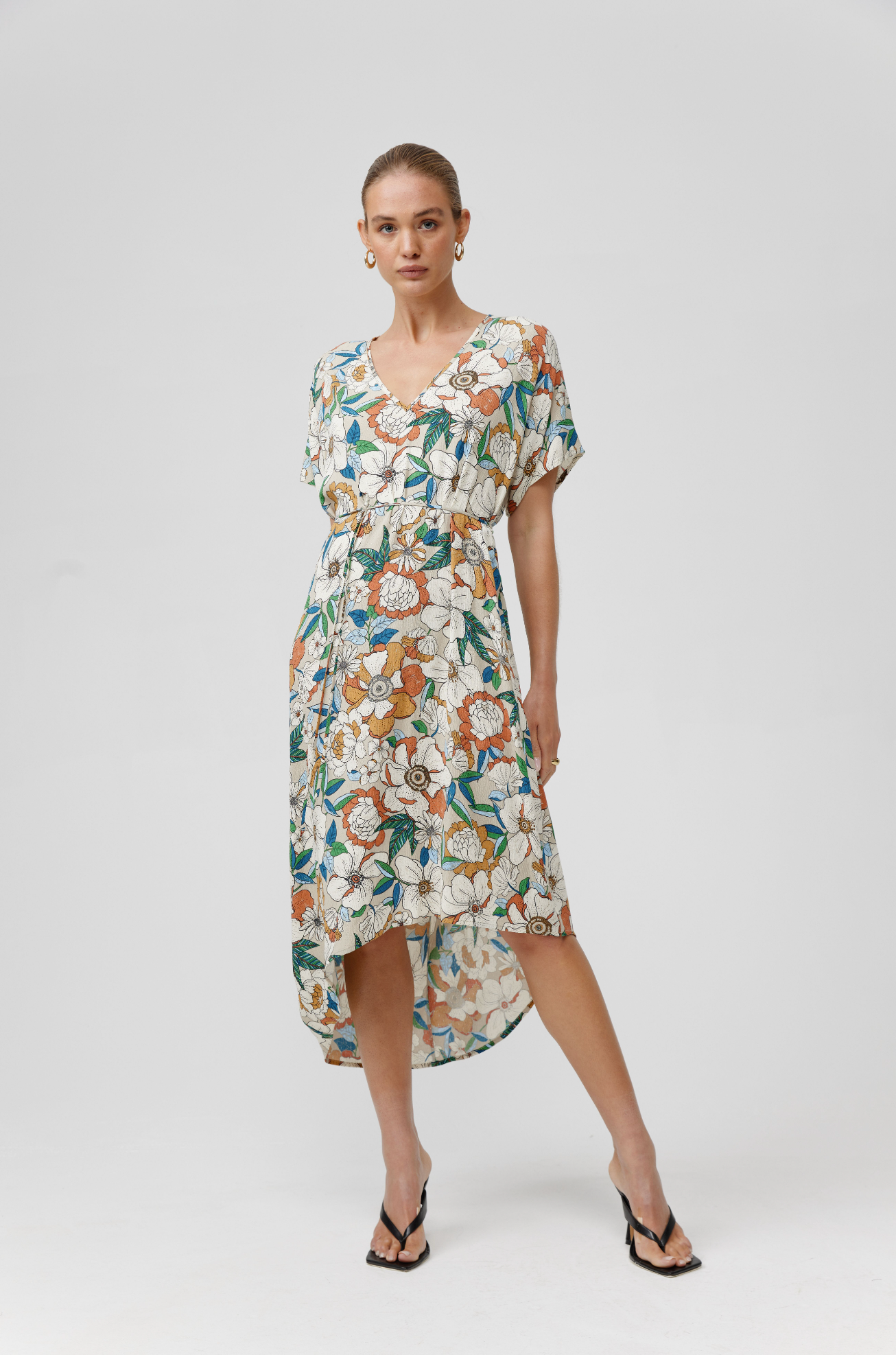 Kinney Brigitte Dress Antique Floral