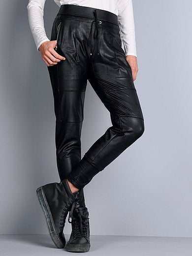 Raffaello Rossi Candy Leather Jersey Pant