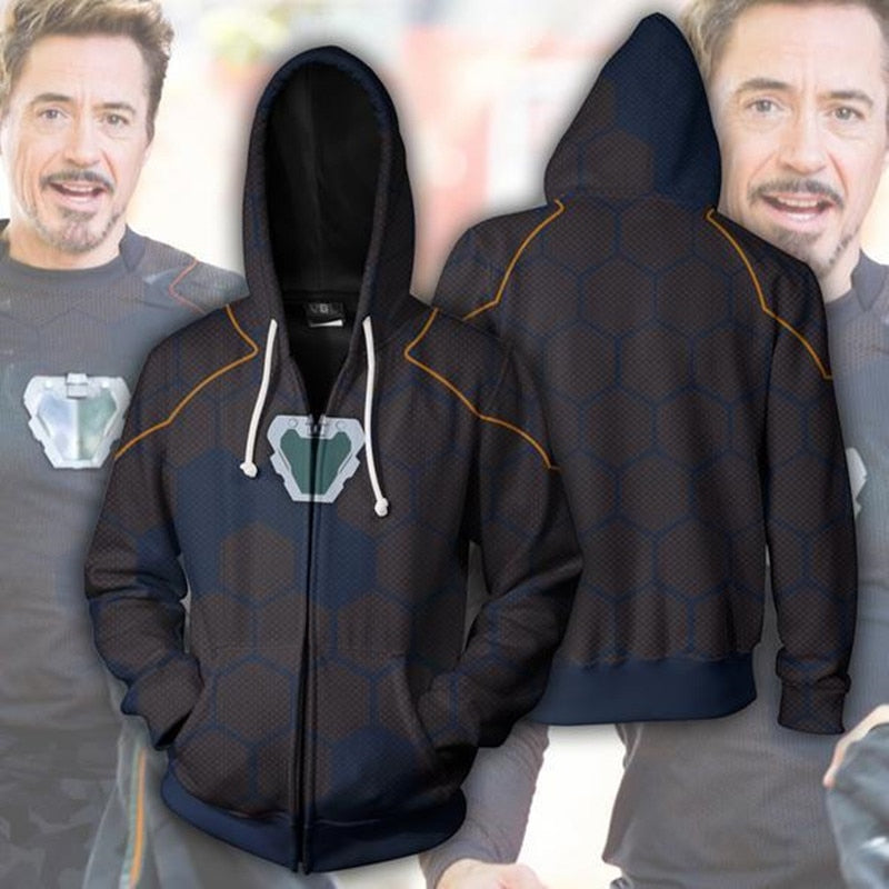 tony stark's hoodie infinity war