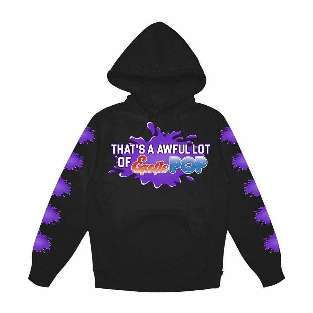 THAT’S A AWFUL LOT OF EXOTIC POP Hoodie (Black) – Exotic Pop