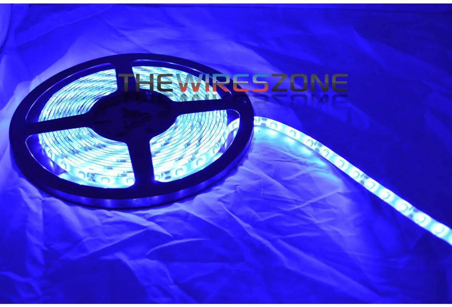 12 Volt DC Super Bright Blue or Yellow SMD LED 5 Meter Flexible Strip Light