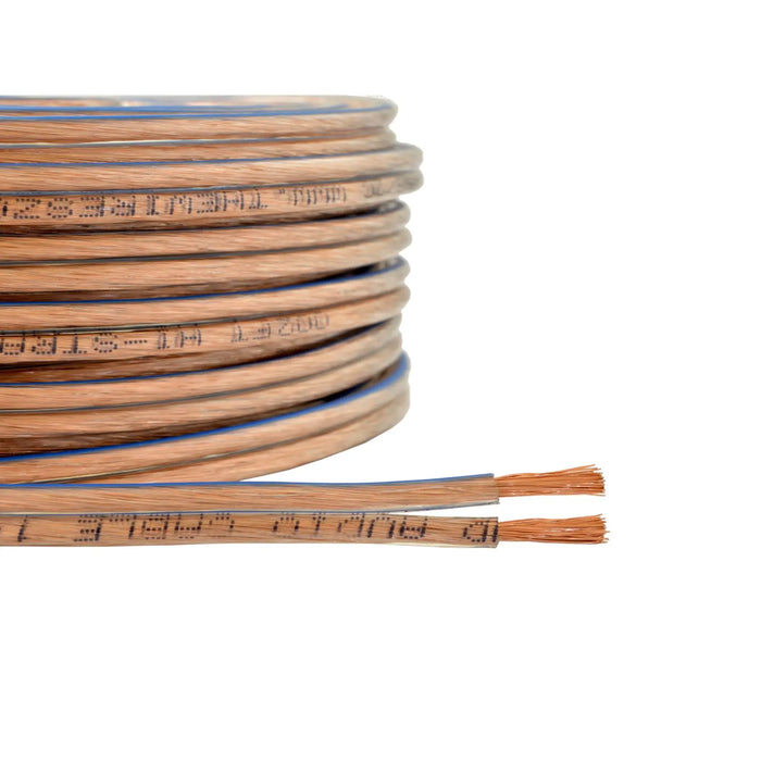 Clear 250 Feet 16 Gauge Speaker Wire for Car or Home Audio The Wires Zone
