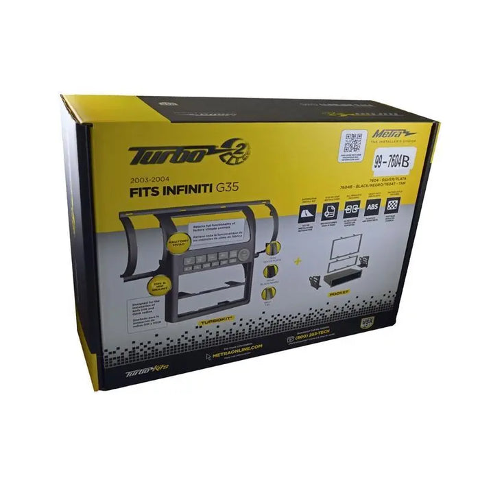 Metra 99-7604B 1 - 2 Din Dash Kit Combo Infiniti G35 03-04 w/out