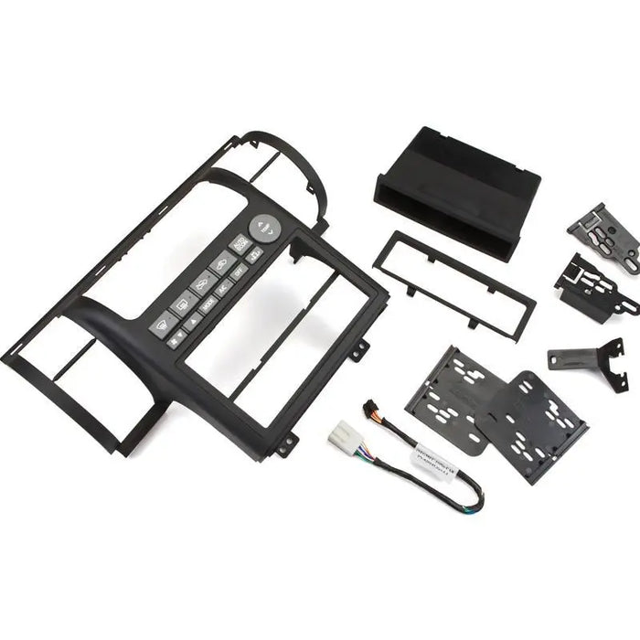 Metra 99-7604B Black Single/Double DIN Dash Kit for 03-04 I — The