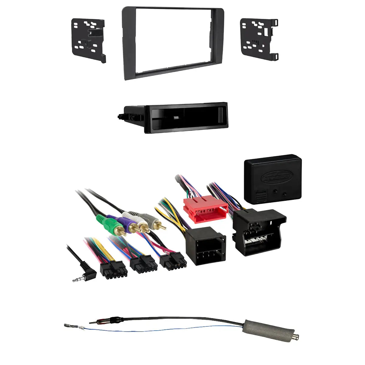 Nuchter zeemijl Leger Metra 99-9109B 1 or 2 DIN Dash Kit w/ Interface & Antenna Adapter for — The  Wires Zone