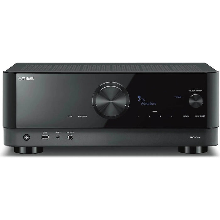 Stadion duidelijk Kilometers Yamaha RX-V4A 5.2-Channel AV Receiver with 8K HDMI MusicCast Dolby Tru —  The Wires Zone