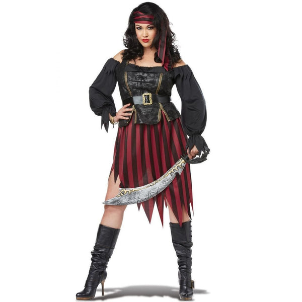Pirate Queen of the High Seas Plus Size Costume| Party Zone USA
