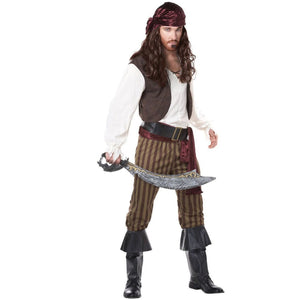 Rogue Pirate Men's Costume| Party Zone USA